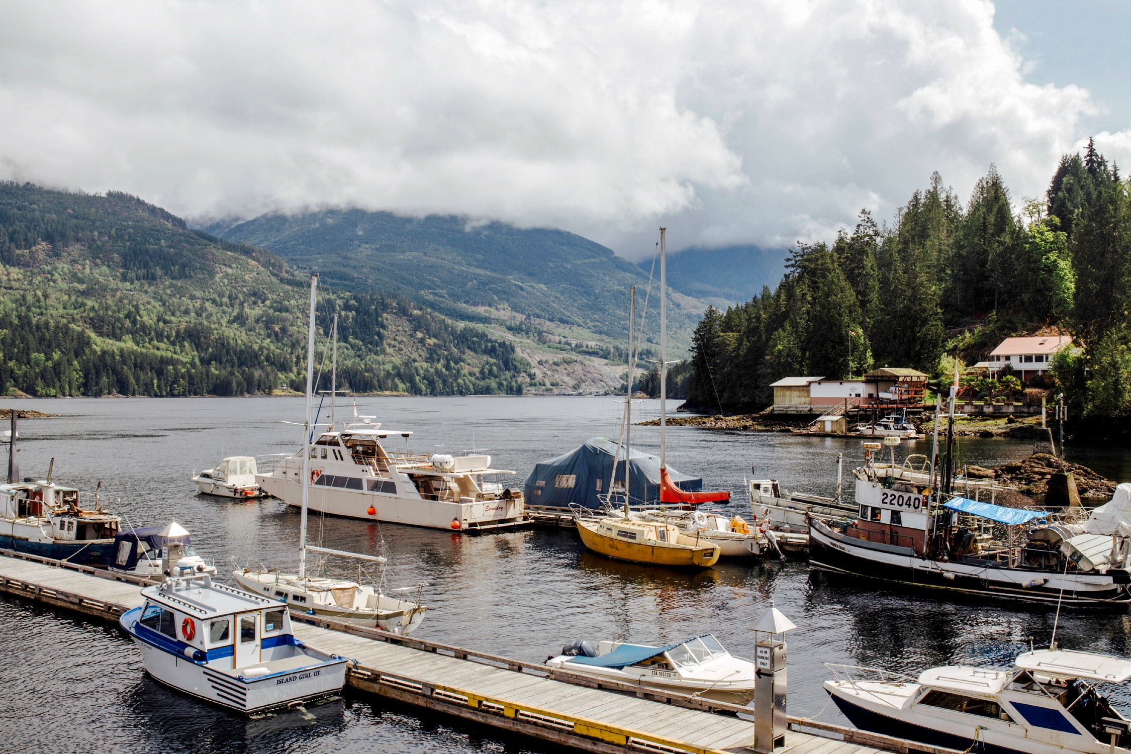 Boating in BC Canada