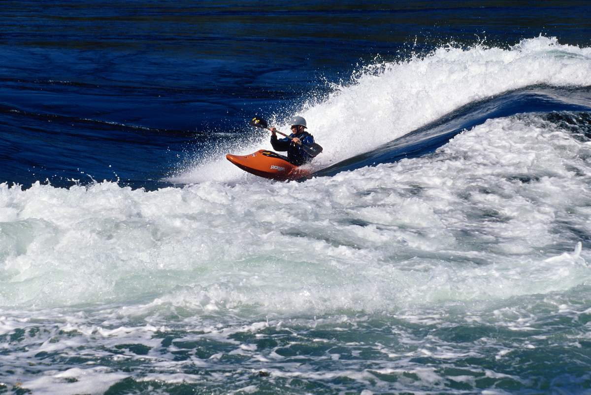 hitewater kayaking in the Skookumchuck Narrows near Egmont