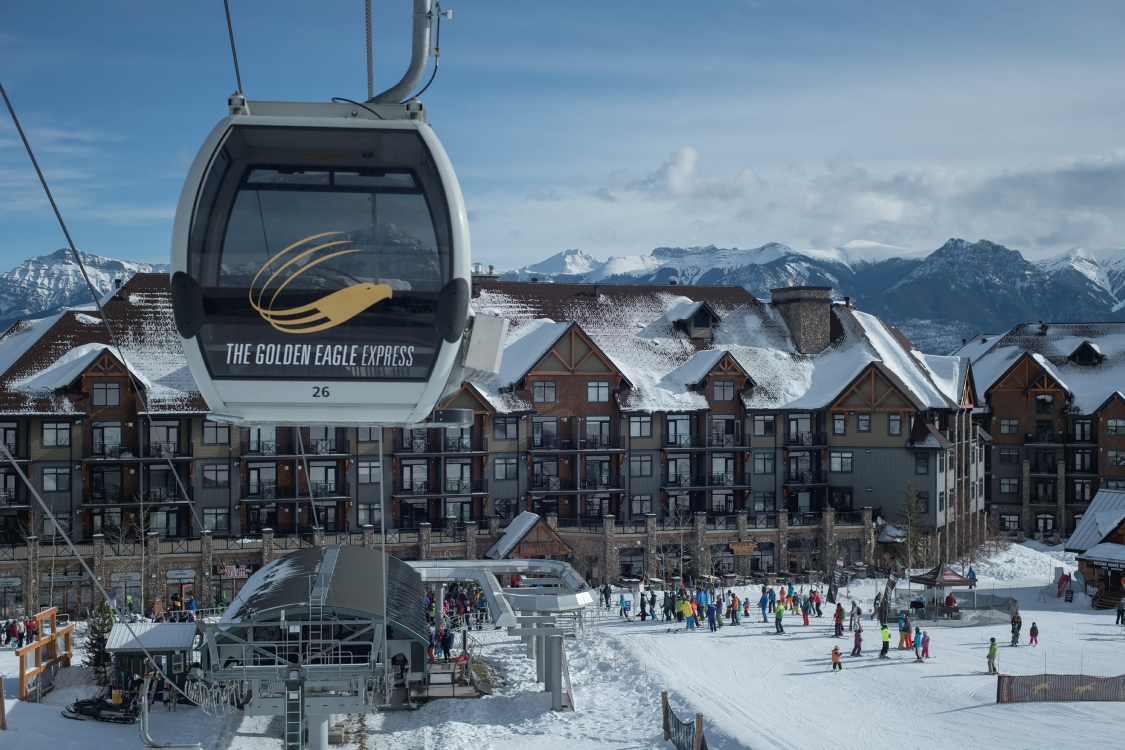 Gondola at Kicking Horse Resort