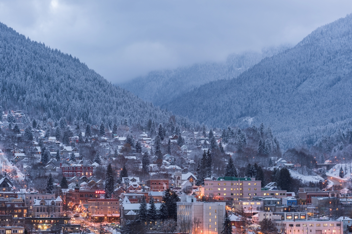 Nelson, from across Kootenay Lake.