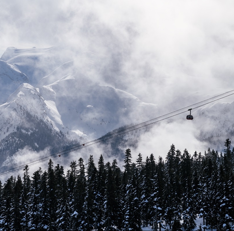 The PEAK 2 PEAK Gondola at Whistler Blackcomb