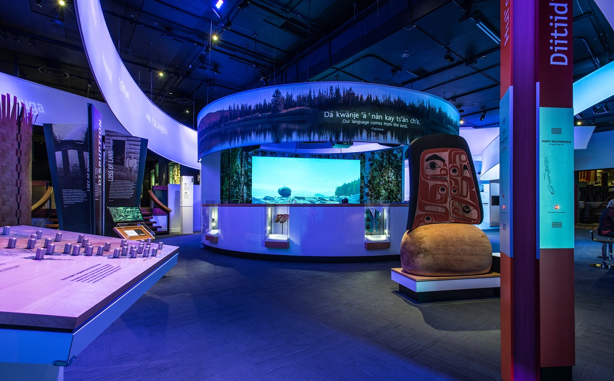 Royal BC Museum's Living Languages exhibit in Victoria