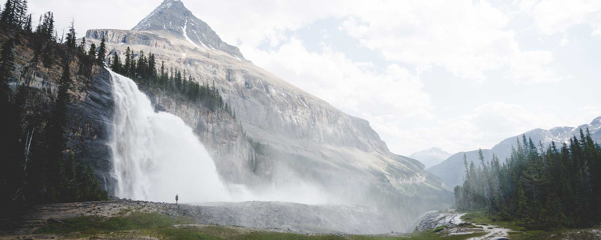 Emperor Falls in Mount Robson Provincial Park.